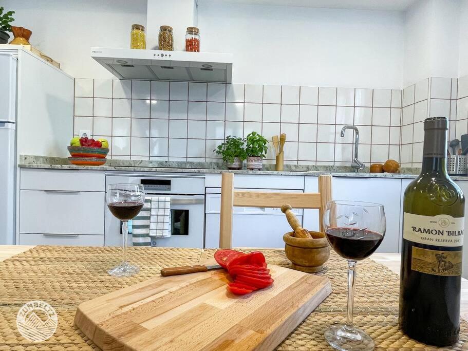 Casa Zunbeltz De 3 Habitaciones En Plena Montana Lezáun Exterior foto